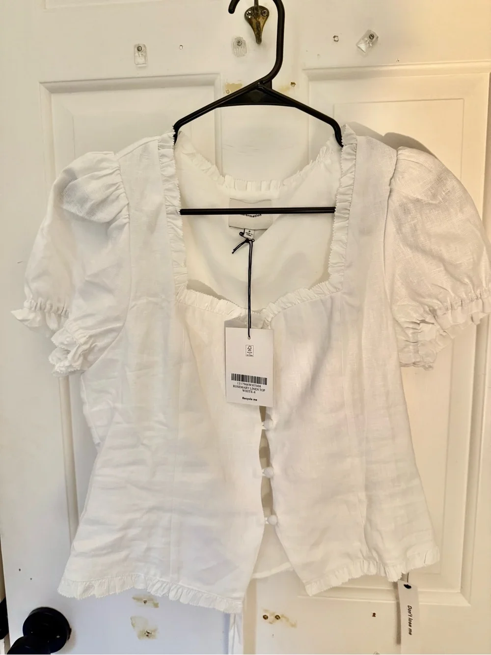 Reformation Rosemary Linen Top